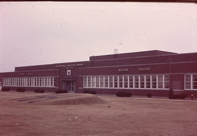 The International Harvester motor trucks office in Chatham